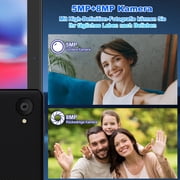 Android 14 10.1 inch Tablets with 1280 * 800 IPS HD Touchscreen, 8-Core, 8GB RAM 64GB ROM+1TB TF, Widevine L1, Face ID, Wi-Fi 6 - Black