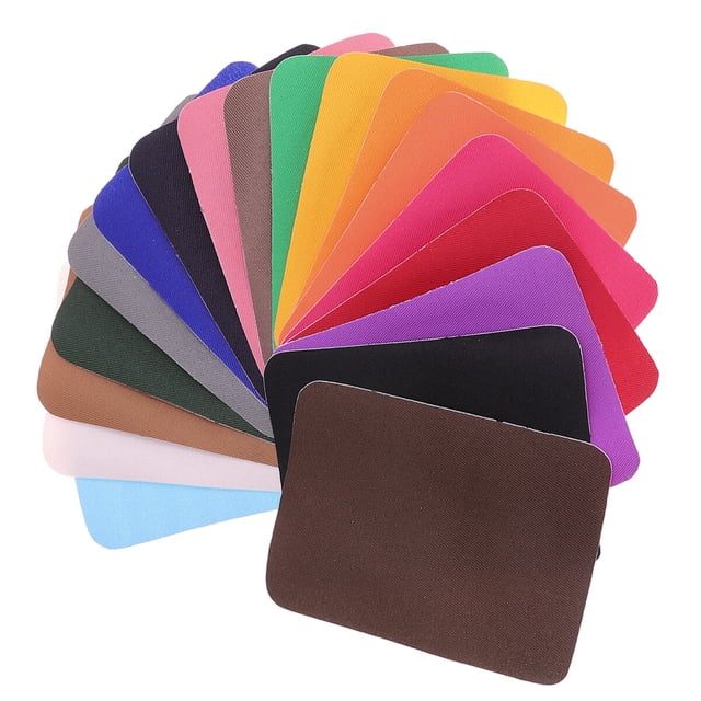 HEANUJJ 18Ud Parches Decorativos Para Ropa De Colores Surtidos Ideal Para Reparación Y