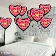 thumbnail image 5 of PMU Valentine’s Day Happy Heart Day 18 Inch Mylar-Foil Balloon Valentine's Day, Proposal, Special Events, Photo Props Party Decoration and Accessories (5/Pkg) Pkg/1, 5 of 9