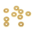 thumbnail image 4 of jifeng 100x Perles Intercalaires en Forme de Roue en Alliage pour Fabrication de Bijoux Outils 6mm, 4 of 8