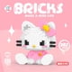 thumbnail image 4 of Lindos bloques de construcción de Sanrio Kuromi Hello Kitty Melody Cinnamoroll Pompompurin Figura de dibujos animados Ladrillos para niños Muñecas rompecabezas Juguetes, 4 of 5