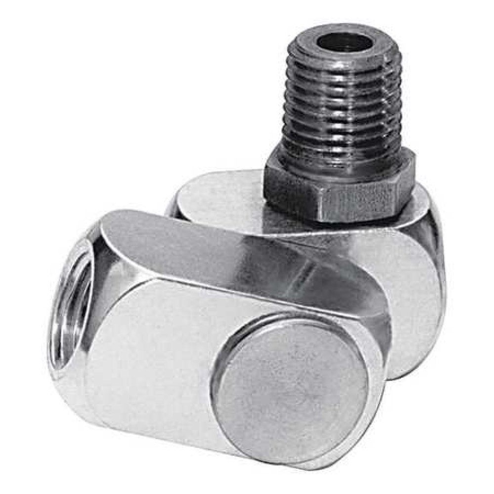Dynabrade Dynaswivel NPT Air Line Connectors, 1/4 in (NPT) F, Aluminum