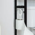 thumbnail image 4 of Homfa Bathroom over the Toilet Storage Shelf, 3-Tier Toilet Storage Rack Bathroom Cabinet Bamboo Organizer Unit, Retro Color, 4 of 7