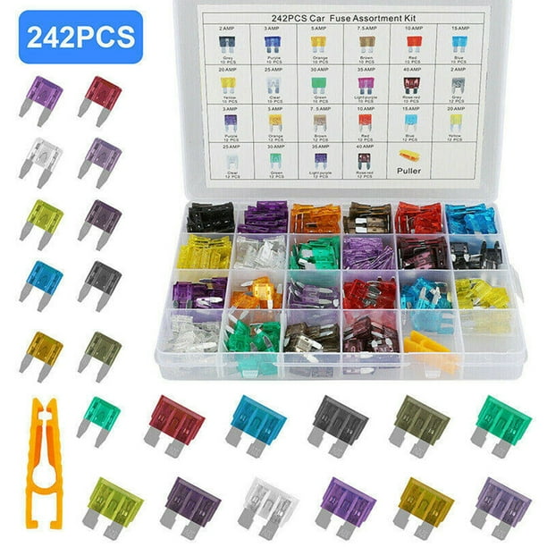 ALLTIMES 242PCS Car Blade Fuses Assortment Kit, for Car Boat Truck for