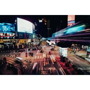 24x36 gallery poster, Bukit Bintang Kuala Lumpurs retail cluster