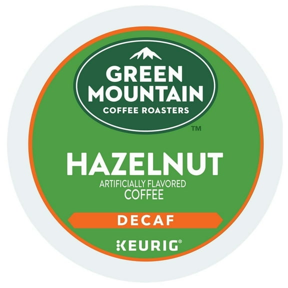 Green Mountain Coffee Keurig Hazelnut Decaf K-Cup, 12 Ct (Packaging May Vary)