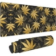 thumbnail image 2 of Marijuana Weed Mouse Pad Extended Large Desk Pad AntiFray Stitched Edges WaterResistant NonSlip Rubber Base Ideal for Office and Home Unique and Functional, 2 of 6