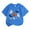 Blue, variant on Tiijoy Toddler Girls Halloween Graphic Tee Short Sleeve Crew Neck T Shirt Top, Sizes 4-5