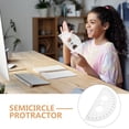 thumbnail image 5 of BESTOYARD Clear Plastic Protractor for Teaching Use 0-180 Degrees Easy Angle Measurement, 5 of 8