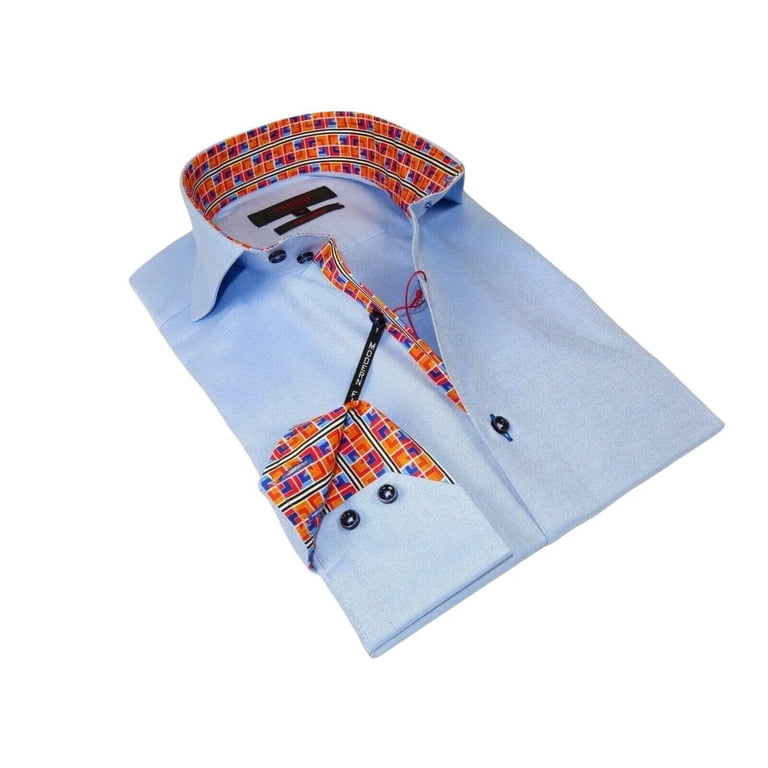 Men Dress Shirts AXXESS Turkey 100% Soft Egyptian Cotton High Collar 223-01 Blue - Walmart.com Men Dress Shirts AXXESS Turkey 100% Soft Egyptian Cotton High Collar 223-01 Blue - Walmart.com
