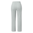 thumbnail image 4 of asddcavvf Pants for Women Loose Drawstring Button Casual Wide Leg Long Pants for Women Solid Color L, 4 of 4