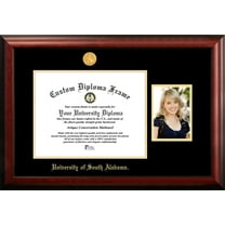 University of South Alabama 15w x 12h Gold Embossed Diploma Frame with 5 x7 Portrait