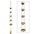 thumbnail image 2 of Wind Chime Pendant Clear Voice Exquisite Sturdy Vintage Decorative Multi-layer Blessing Wind Chime Home Decor-L,Bronze, 2 of 8