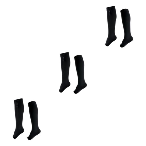 Seitruly Medias de compresión graduadas para hombre de alta compresibilidad para una recuperación óptima Poliuretano seguro y negro graduado Type1 NO1