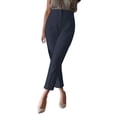 thumbnail image 2 of Bovemsi Women's Casual Pants Womens Comfy Cropped Work With Pockets Suit for Travel, 2 of 4