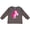 Charcoal, variant on Inktastic Pink unicorn Girls Long Sleeve Toddler T-Shirt