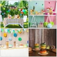 thumbnail image 3 of Shisuyan 6Pcs Creative Wooden Donut Displaying Stand Wedding Birthday Party Dessert Rack, 3 of 9