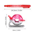 thumbnail image 4 of Marcador de pelotas de golf A108 - Color rojo, herramienta práctica para marcar bolas (14.2 cm de largo), 4 of 6