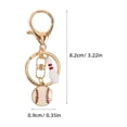 thumbnail image 2 of WASHWEPE 5Ud Llaveros Bolos Metalicos Llamativo Para Bolsa O Llaves Multicolor, 2 of 6