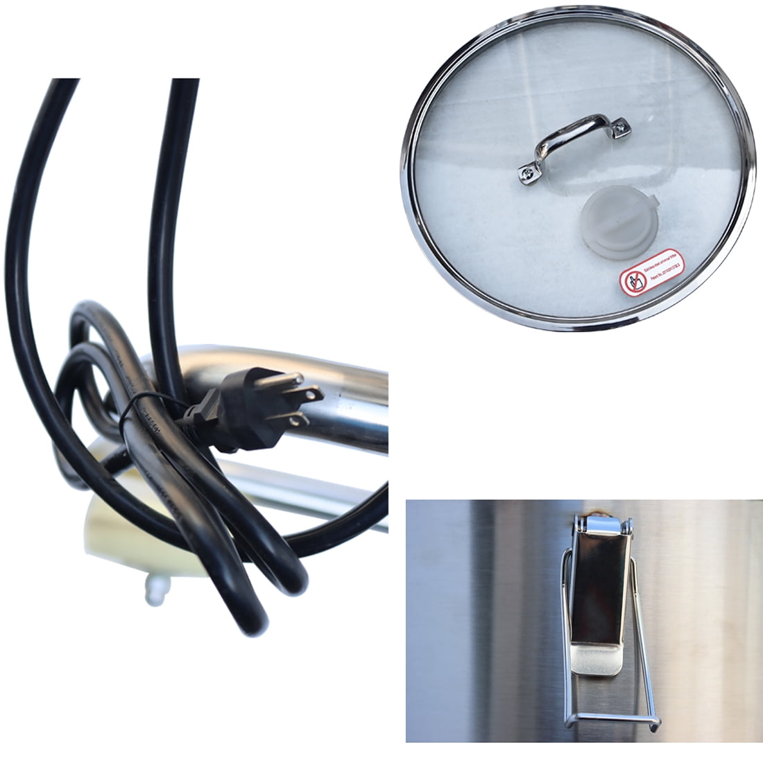 INTBUYING 32L Electric Food Processor for Meat Fruit Nut Grain 1400r/H