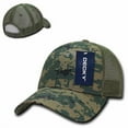 thumbnail image 2 of Decky 218 6 Panel Low Profile Structured Camo Trucker Hat-MCU, 2 of 4