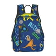 thumbnail image 3 of Balery Dinosaur In Space Lightweight Backpack for Men and Women - Durable and Water-Resistant, Ideal for School, Work, Travel, and Everyday Use, 3 of 9