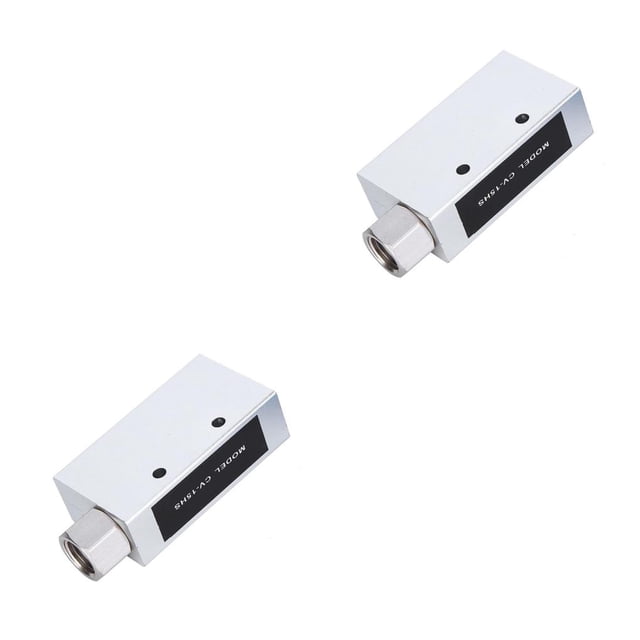 Riwesomey Eyector de generador de vacío de escape de aire neumático CV-15HS con silenciador blanco 2piezas Riwesomey CBP586851
