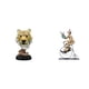 thumbnail image 1 of Escultura de cabeza de tigre, figura de animal, artesanía moderna, estatua para entrada, sala de estar, estantería, mesa, pasillo, centro, 1 of 8