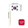 thumbnail image 2 of Banderitas para palillos AhfuLife Corea del Sur 100 piezas, doble cara, 2 of 7
