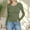 Army Green women's fall winter tops a1, variant on Women's Fall Winter Round Neck Long Sleeve Slim Fit Basic Casual Pullover Tops Solid Tshirt Dressy Tunic Blouse Cozy Layering Clothes, Blue 2XL