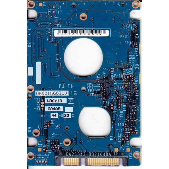 MHV2200BT, PN CA06596-B52100SN, CA26343-B82104BA, Fujitsu 200GB SATA 2.5 PCB