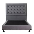 thumbnail image 2 of Box Base Cama Matrimonial + Cabecera Mary Gris Dicasa  Plomo, 2 of 8