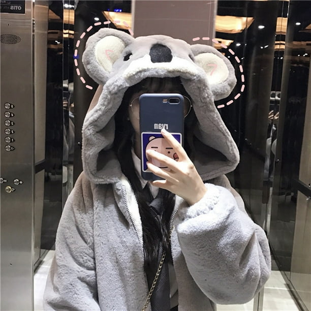 Koala hoodie with ears cheap