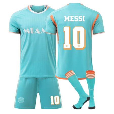 guicui Kids Youth Adult Messi_#10 Argentina Away Jersey América 2024 Fan Soccer Jersey