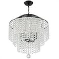 thumbnail image 4 of GAB-B7305-MK-Crystorama Lighting-Gabrielle - 6 Light Chandelier-Matte Black Finish    -Traditional Installation, 4 of 5