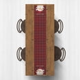 thumbnail image 2 of Creative Products Santa Knows on Plaid 16x72 Poly Twill Table Runner, 2 of 2