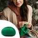 thumbnail image 3 of Bufanda, sombrero, abrigo de lana de oveja 2928 verde oscuro, de medio grosor, tejida a mano, merino, cachemira, lana, 3 of 5