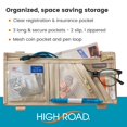 thumbnail image 3 of Organizador para visera de coche High Road con bolsillos con cremallera, 3 of 6