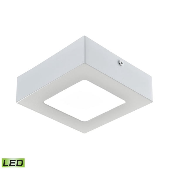 Alico Warwick LED Flush Mount in Matte White