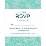Simply Floral Standard RSVP
