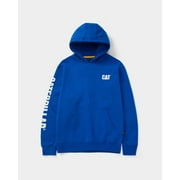 CAT Workwear Men's Caterpillar Trademark Banner Hoodie, Memphis Blue, X-Large