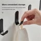 thumbnail image 5 of Organizador de pared multiusos shaofei gancho para colgar llaves ropa toallero estante de baño 6 piezas plástico gris, 5 of 5