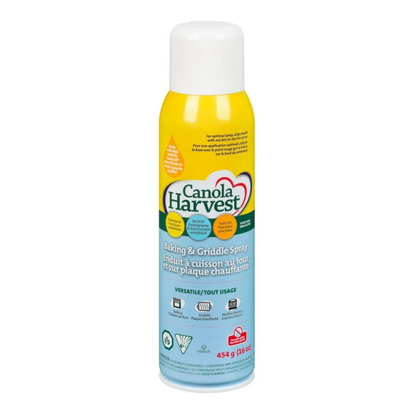 Canola Harvest Baking & Waffle Canola Oil Spray, Zero Trans Fat | 454G/Unit, 6 Units/Case