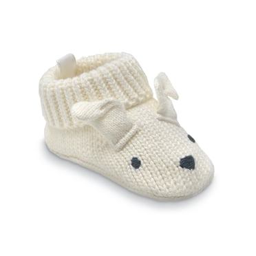 Carter's Child of Mine, Infant Unisex Knit Slippers, Bunny, Size Newborn