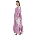 thumbnail image 7 of Moomaya Boat Neck Caftan Rayon Cover Up Printed Cold Shoulder Kaftan Maxi Dress, 7 of 7