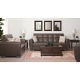 thumbnail image 5 of Ottomanson Origins Air Sofa Bed with Storage 74", Brown Leatherette, 5 of 16