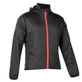 thumbnail image 2 of Chaqueta de ciclismo negra ligera transpirable impermeable a prueba de viento de secado rápido de manga larga con capucha chaqueta deportiva al aire libre S, 2 of 10