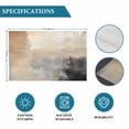 thumbnail image 7 of Placemat Abstract off White Brown Placemats for Dining Table Oil Painting Washable Table Mats for Party Kitchen Dining Decoration, 7 of 7