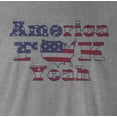 thumbnail image 2 of 9 Crowns Tees Men's 4th of July USA Independence Day T-Shirt (America-htrgrey, Small), 2 of 4
