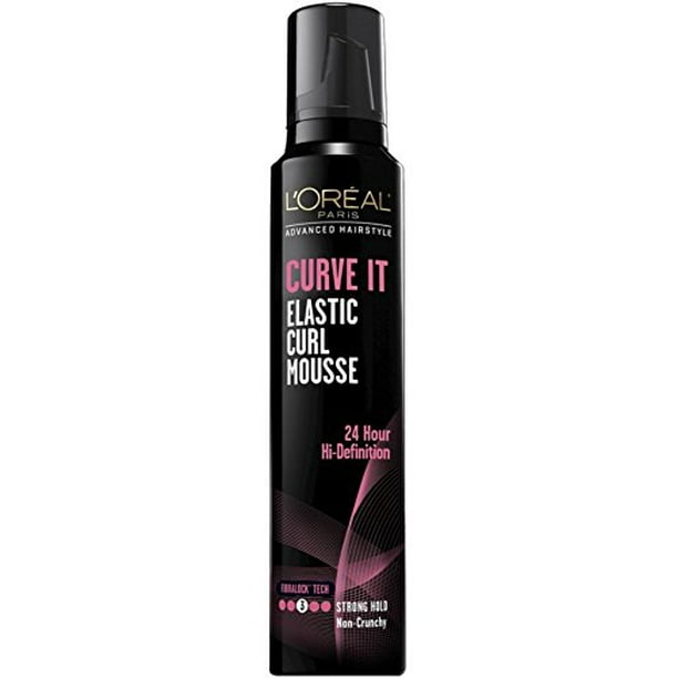 L'Oreal Paris Advanced CURVE IT Curl Elastic Mousse, oz. (Pack of 2) - L'Oreal Paris Advanced CURVE IT Curl Elastic Mousse, oz. (Pack of 2) -